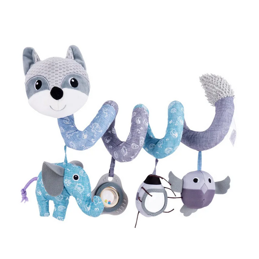 spirale d'activités bébé chat gris