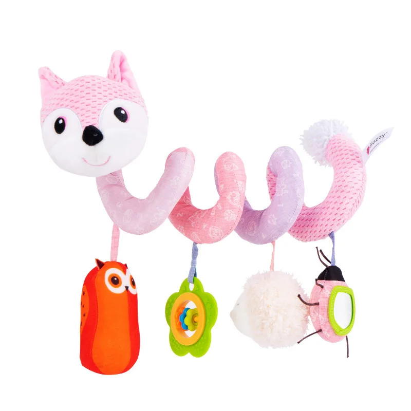 spirale d'activités bébé chat rose