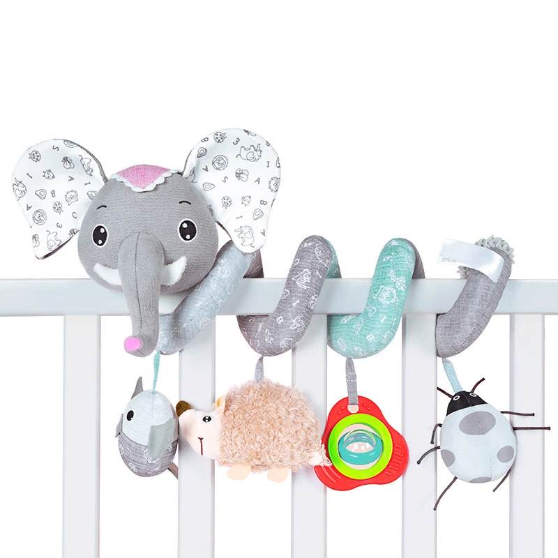 spirale d'activités bébé éléphant gris
