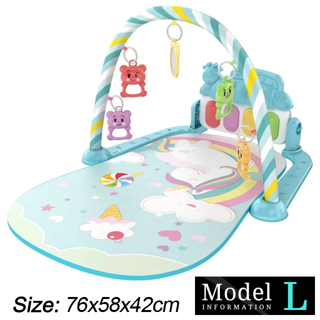 tapis éveil bébé arc-en-ciel