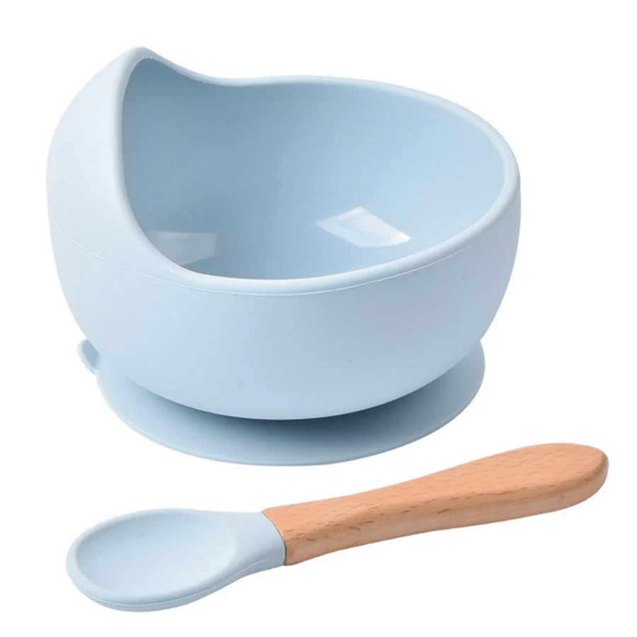 vaisselle bébé bleu pâle
