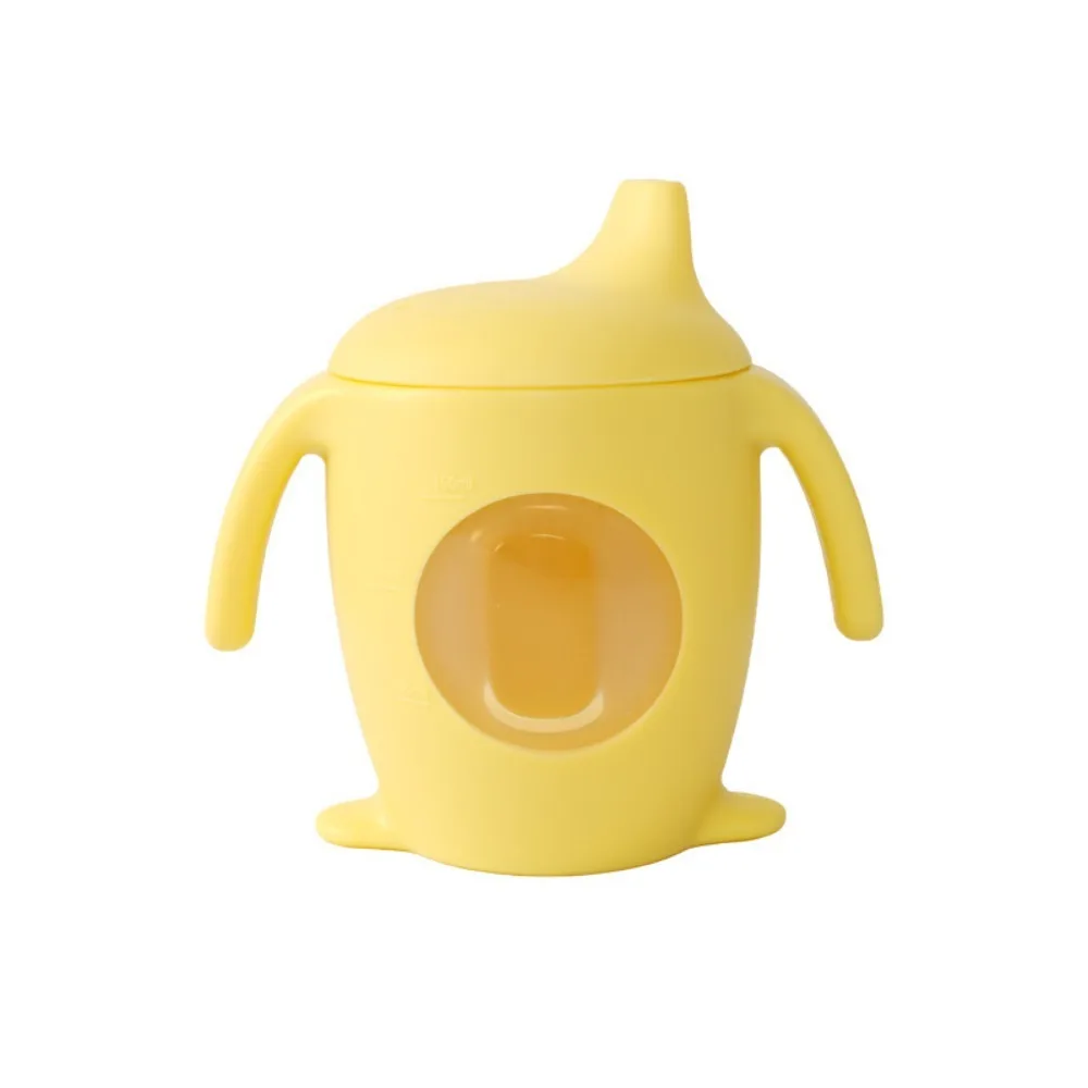 verre bébé jaune
