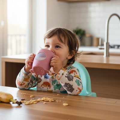 Verre bébé rose foncé